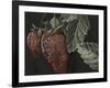 Midnight Strawberries-Megan Meagher-Framed Art Print