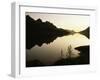 Midnight Sun and Calm Reflections, Lofoten Islands, Arctic, Norway, Scandinavia-D H Webster-Framed Photographic Print