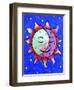 Midnight Sun And Moon-Prisarts-Framed Premium Giclee Print