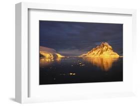 Midnight Sun on the Antarctic Peninsula-Geoff Renner-Framed Photographic Print