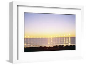 Midnight Sun over Sigurdarstadavik Bay-Paul Souders-Framed Photographic Print