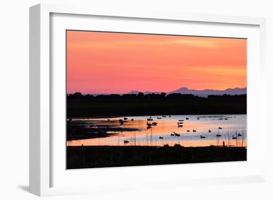 Midnight Sun, Reykjavik, Iceland-null-Framed Photographic Print