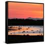 Midnight Sun, Reykjavik, Iceland-null-Framed Stretched Canvas