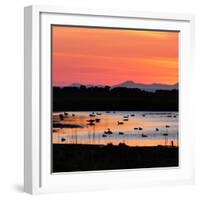 Midnight Sun, Reykjavik, Iceland-null-Framed Photographic Print