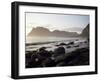 Midnight Sun, Summertime, Lofoten Islands, Arctic, Norway, Scandinavia-D H Webster-Framed Photographic Print