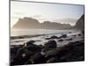 Midnight Sun, Summertime, Lofoten Islands, Arctic, Norway, Scandinavia-D H Webster-Mounted Photographic Print