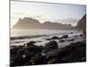 Midnight Sun, Summertime, Lofoten Islands, Arctic, Norway, Scandinavia-D H Webster-Mounted Photographic Print