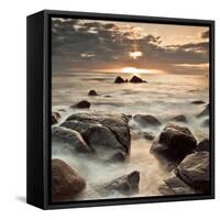 Midnight Sunrise-Assaf Frank-Framed Stretched Canvas