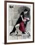 Midnight Tango-Loui Jover-Framed Art Print