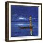 Midnight Voyage 2-Michel Rauscher-Framed Art Print