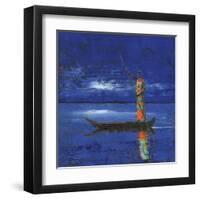 Midnight Voyage 2-Michel Rauscher-Framed Art Print