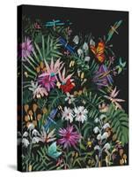 Midnight Wildflowers-Jacob Q-Stretched Canvas