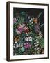 Midnight Wildflowers-Jacob Q-Framed Art Print