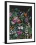 Midnight Wildflowers-Jacob Q-Framed Art Print