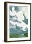 Midnoon Countrysides 2-Emma Jones-Framed Giclee Print