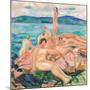 Midsummer, 1915 (Oil on Canvas)-Edvard Munch-Mounted Giclee Print
