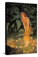 Midsummer Dream-Edward Robert Hughes-Stretched Canvas