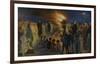 Midsummer Eve Bonfire on Skagen's Beach-Peter Severin Kroyer-Framed Premium Giclee Print