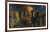 Midsummer Eve Bonfire on Skagen's Beach-Peter Severin Kroyer-Framed Premium Giclee Print