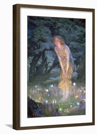 Midsummer Eve, C1871-1914-Edward Robert Hughes-Framed Giclee Print