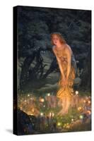 Midsummer Eve-Edward Robert Hughes-Stretched Canvas