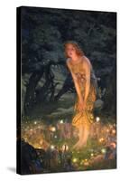 Midsummer Eve-Edward Robert Hughes-Stretched Canvas