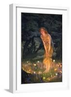 Midsummer Eve-Edward Robert Hughes-Framed Premium Giclee Print