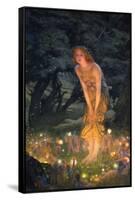 Midsummer Eve-Edward Robert Hughes-Framed Stretched Canvas