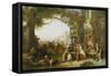 Midsummer Fair-Charles Hunt-Framed Stretched Canvas