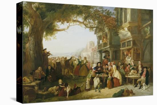 Midsummer Fair-Charles Hunt-Stretched Canvas