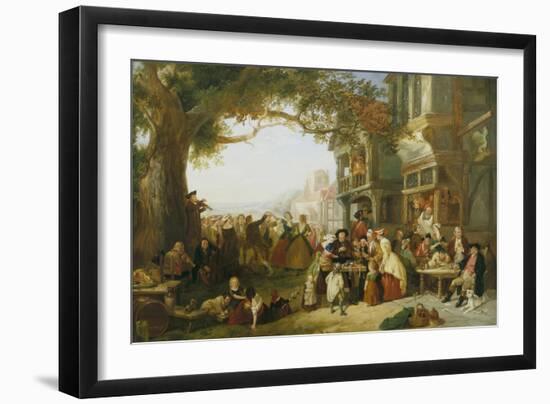 Midsummer Fair-Charles Hunt-Framed Premium Giclee Print