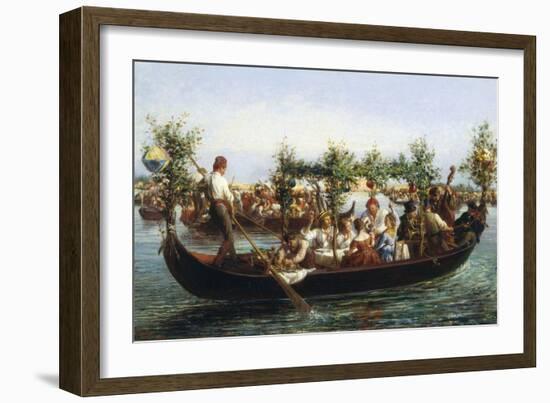 Midsummer Festival-Giulio Calini-Framed Giclee Print