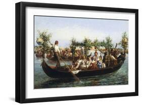 Midsummer Festival-Giulio Calini-Framed Giclee Print