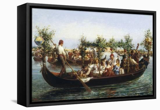 Midsummer Festival-Giulio Calini-Framed Stretched Canvas