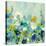 Midsummer Garden White Flowers-Silvia Vassileva-Stretched Canvas