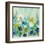 Midsummer Garden White Flowers-Silvia Vassileva-Framed Art Print