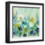 Midsummer Garden White Flowers-Silvia Vassileva-Framed Art Print