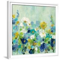 Midsummer Garden White Flowers-Silvia Vassileva-Framed Premium Giclee Print