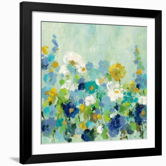 Midsummer Garden White Flowers-Silvia Vassileva-Framed Art Print