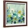 Midsummer Garden White Flowers-Silvia Vassileva-Framed Art Print