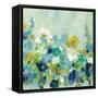 Midsummer Garden White Flowers-Silvia Vassileva-Framed Stretched Canvas