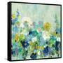 Midsummer Garden White Flowers-Silvia Vassileva-Framed Stretched Canvas