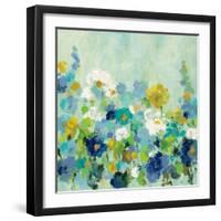 Midsummer Garden White Flowers-Silvia Vassileva-Framed Art Print