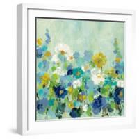 Midsummer Garden White Flowers-Silvia Vassileva-Framed Art Print