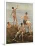 Midsummer Morning, 1908 (Oil on Canvas)-Henry Scott Tuke-Framed Giclee Print