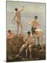 Midsummer Morning, 1908 (Oil on Canvas)-Henry Scott Tuke-Mounted Giclee Print