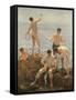 Midsummer Morning, 1908 (Oil on Canvas)-Henry Scott Tuke-Framed Stretched Canvas
