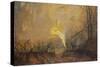 Midsummer Night, 1876-John Atkinson Grimshaw-Stretched Canvas