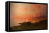 Midsummer Night, Lofoten, Norway-Adelsteen Normann-Framed Stretched Canvas