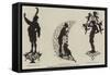 Midsummer Night's Dream, Illustrated with Silhouettes-null-Framed Stretched Canvas